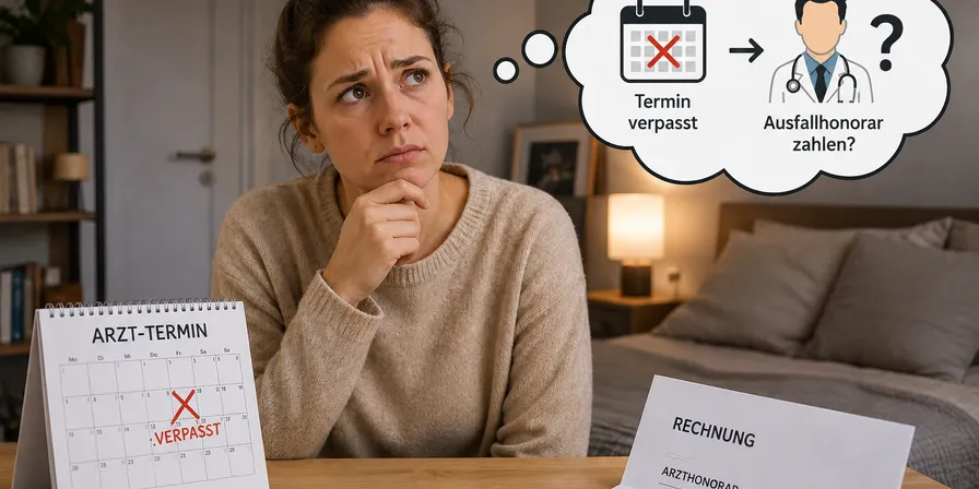 Symbolbild: Terminkalender und Rechnung